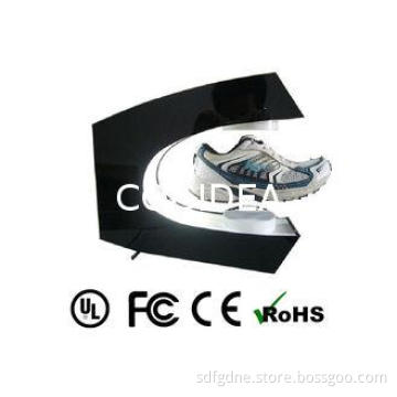 Led Lights Top Magnetic Pop Display , C Shaped Levitation F